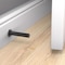 National Hardware Cooper 1 in. W X 3 in. L Aluminum Matte Black Door Stop Mounts to door and wall N830-529 - alternate 2